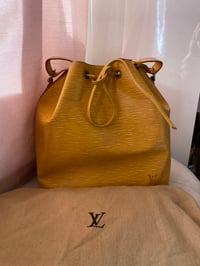 Image 1 of Louis Vuitton Epi Yellow Petit Noé Bucket Bag