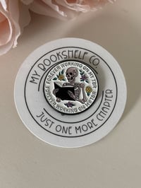 Image 1 of Fun Book Lover Pinback Buttons
