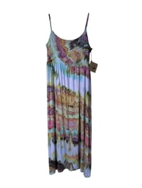 Image 2 of S Jersey Knit Long Sundress in Earthy Agate Ice Dye