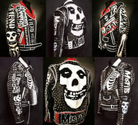 Image 1 of MISFITS CUSTOM PUNK BIKER JACKET