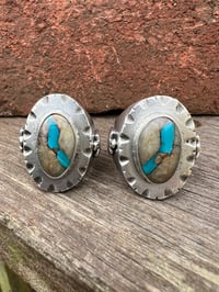 Image 2 of WL&A Handmade Royston Blue Ribbon Thunderbird Signet Rings