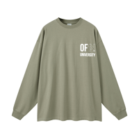 Image 3 of OFN University Long Sleeve "Sleeper" Tee "Earth"