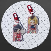 Image 2 of HQ 2.5" Star-Glitter Acrylic Charms (Single-sided)