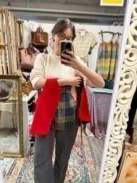 Image 3 of Cherry Red Reversible Vest/Size Small Regular Length