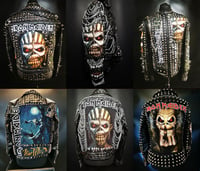 Image 1 of CUSTOM MADE MAIDEN BIKER JACKET