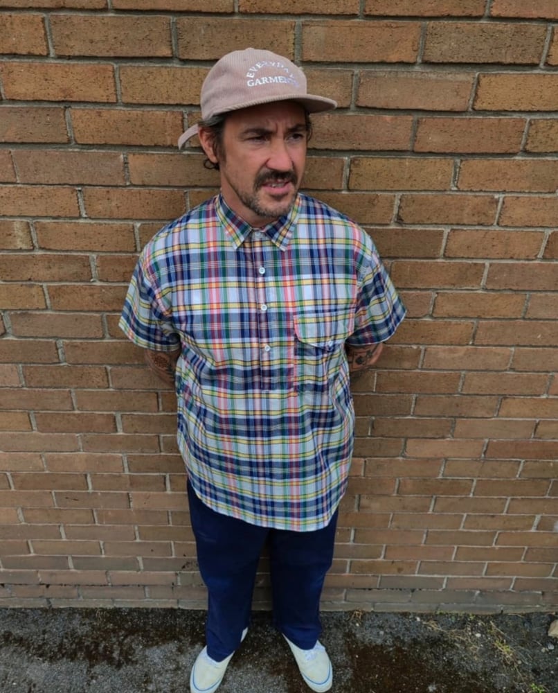 Image of Terry Checkered Overshirt 