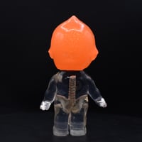 Image 3 of 4.5" Large Orange Glow in the Dark Halloween Special Ghost Kilos Kewtie Double Cast Resin Figure