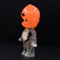 Image 5 of 4.5" Large Orange Glow in the Dark Halloween Special Ghost Kilos Kewtie Double Cast Resin Figure