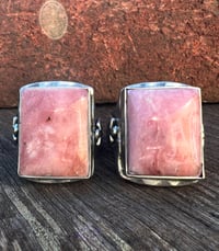 Image 4 of WL&A Handmade Pink Opal Thunderbird Signet Ring - Size 12