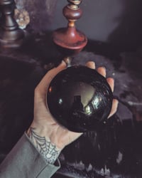 Image 4 of Black Tourmaline crystal ball