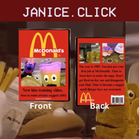 McDonalds How to make chicken nugs video (DVD)