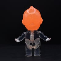 Image 3 of Orange Glow in the Dark Ghost Halloween Special Kilos Kewties 3 inch Double Cast Resin Figure