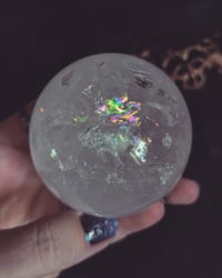 Image 3 of Rainbow quartz crystal ball