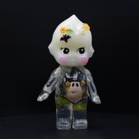 Image 4 of 4.5" Large Glow in the Dark Halloween Special Floral Ghost Kilos Kewtie Double Cast Resin Figure