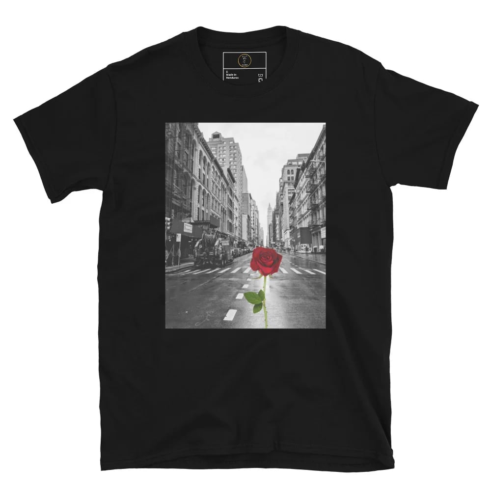 Image of Concrete Rose T Shirt Unisex