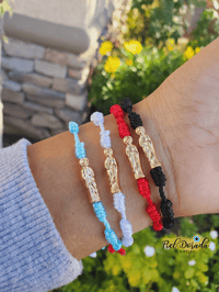 Image 1 of San Judas Rosario Bracelets 