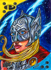 Image 5 of 2024 Marvel Renditions sketch card color commission