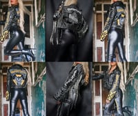 Image 1 of CUSTOM MADE MOTORHEAD FAUX LEATHER JACKET 