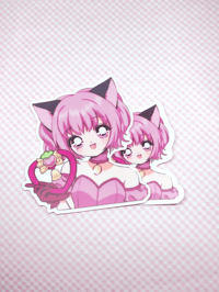 Image 2 of Tokyo Mew Mew 90s Ichigo 3" Waterproof Vinyl Sticker 