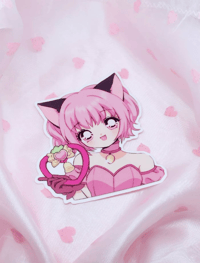 Image 4 of Tokyo Mew Mew 90s Ichigo 3" Waterproof Vinyl Sticker 