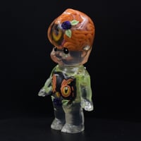 Image 7 of 4.5" Large 3rd Eye Brain and Owl Glow in the Dark Halloween Special Double Cast Resin Figure