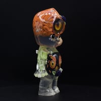 Image 6 of 4.5" Large 3rd Eye Brain and Owl Glow in the Dark Halloween Special Double Cast Resin Figure
