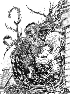 Image of 11"x17" art commission in pencil