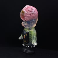 Image 7 of 4.5" Large 3rd Eye Brain and Cat Glow in the Dark Halloween Special Double Cast Resin Figure