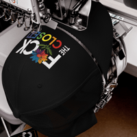 Image 2 of Fuck The Closet! Embroidered Trucker Hat