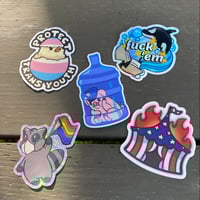 Image 5 of fuck 'em (holographic)