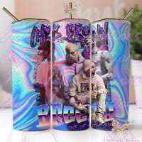 Image 1 of Chris Brown Tumbler Cup Colorful, 11:11 Tour Merch, Breezy Gift, CB Chris Brown Fan