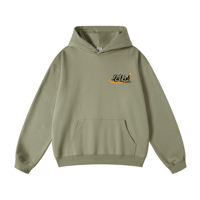 Image 2 of Green Olive hoodie: For those with a taste for the finer things in life
