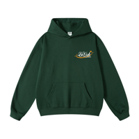 Image 2 of Satin Green hoodie: For those with a taste for the finer things in life