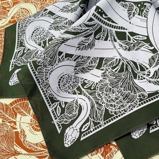 Fern - Snake Bandana