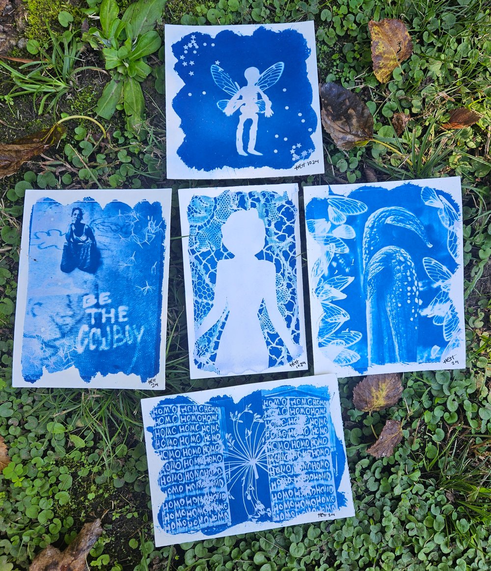 Image of Small Cyanotype Prints