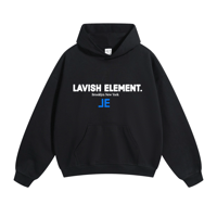 Image 1 of Black hoodie: Lavish Element.