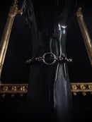 Image 1 of O ring garnet bracelet