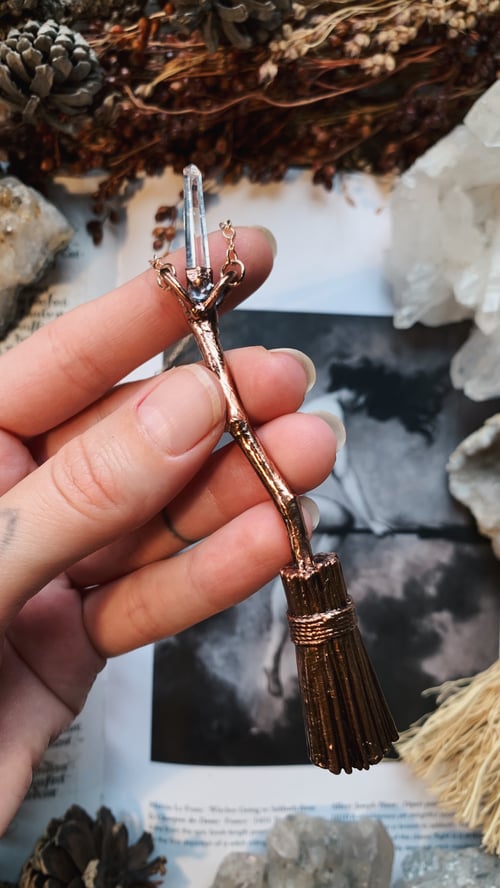 Image of *15% off* Hawthorn & Quartz Broomstick