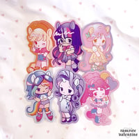 Little Pony Gijinka Chibi 3" Gloss Vinyl Stickers