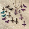 Halloween earrings/necklaces.