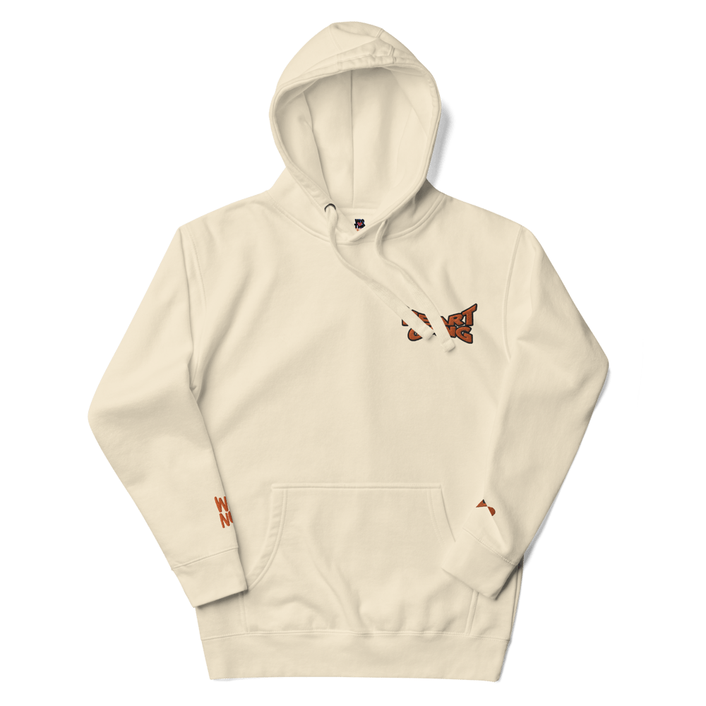 Image of Cream x Orange “Heart Gang” Premium Hoodie