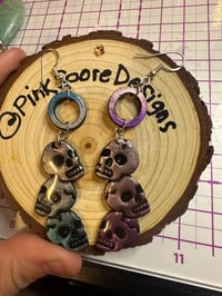 Image 3 of Shimmer Skull Dangles