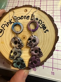 Image 4 of Shimmer Skull Dangles