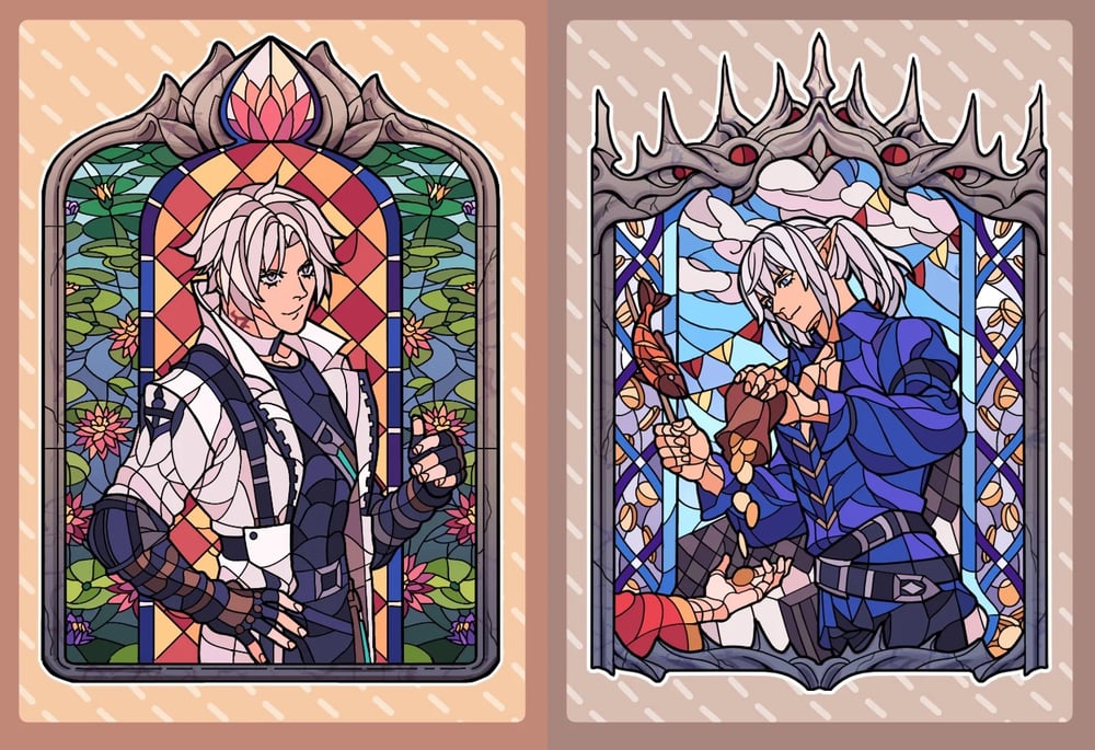 Image of FF14 Stained Glass