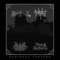 Image 1 of SHADOWS GROUND (UKR) & ALTAR IN DARKNESS (UKR) & THRONE OF EVIL (CHL) & WILDES HEER (CHL) - "Split"