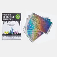 Image 1 of [Limited Edition]Blank Galaxy Hologram Eggshell Stickers 60pcs/120pcs free shipping