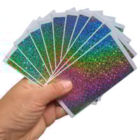 Image 2 of [Limited Edition]Blank Galaxy Hologram Eggshell Stickers 60pcs/120pcs free shipping