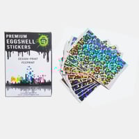 Image 1 of [Limited Edition]Blank Lights Hologram Eggshell Stickers 60pcs/120pcs free shipping