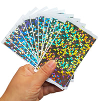 Image 3 of [Limited Edition]Blank Lights Hologram Eggshell Stickers 60pcs/120pcs free shipping