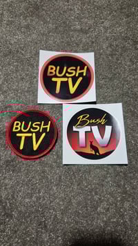 1x Bush Tv Sticker or Patch